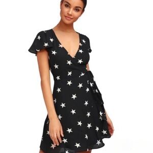Lulus star wrap dress